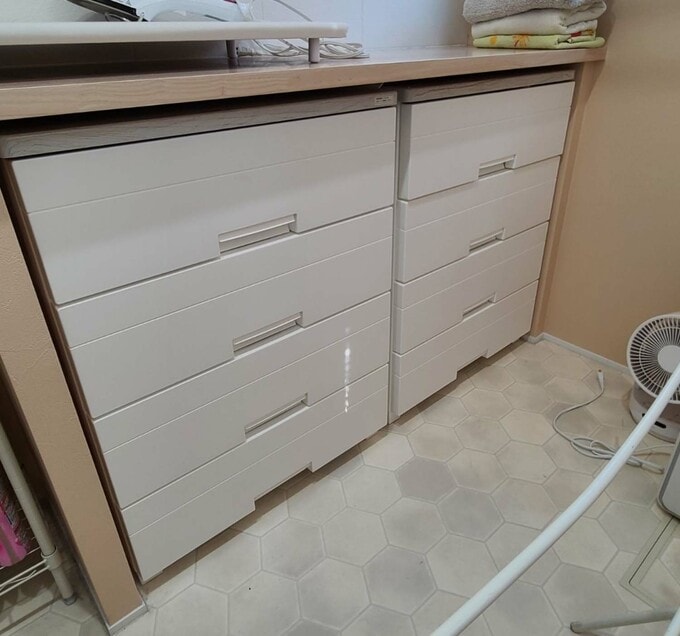 ランドリールームの収納