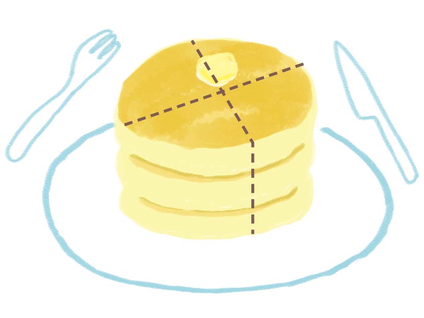 崩れやすいカレイの煮つけ 重ねられたパンケーキ 美しく見える食べ方をご紹介します Esseonline エッセ オンライン