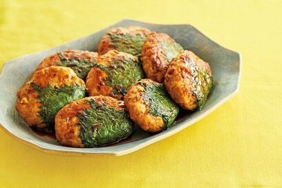 鶏胸ひき肉のつくねに大豆缶をプラス。高タンパクレシピで健康やせ