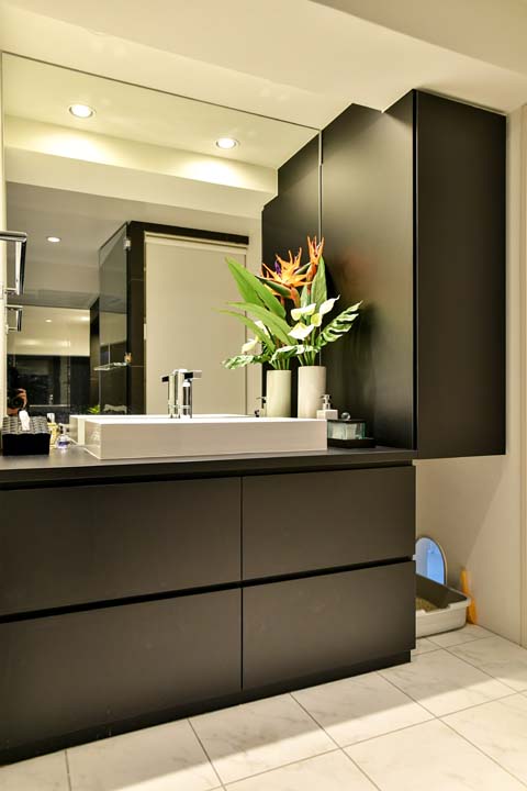 洗面カウンター