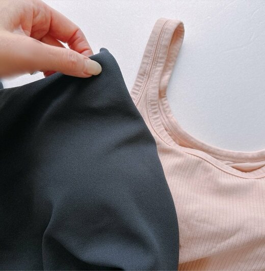 写真：素材違いのユニクロインナー