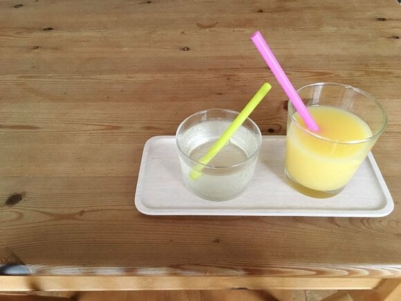 ちょっと長さを切って使っています