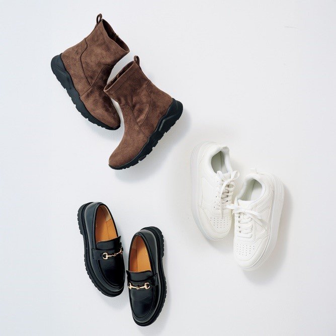 ブーツ、ローファー、スニーカー