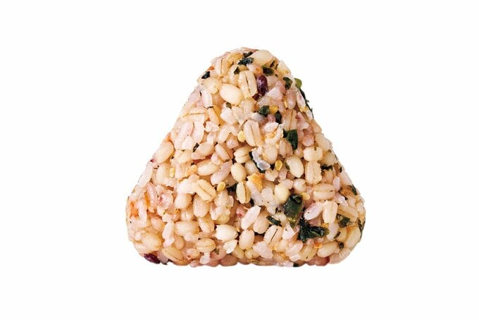 食物繊維がとれるおにぎり もち麦ごはんの鮭とわかめ