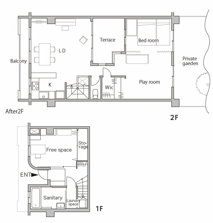 リノベーション後の図面