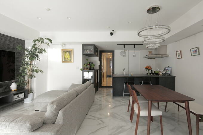 バーカウンター　キッチン　LDK　リノベーション