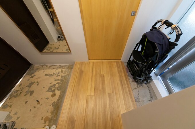 渡り廊下のような通路