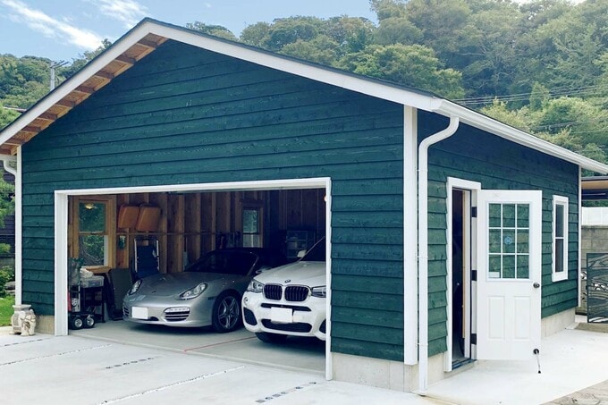 レッドシダーのキットガレージ