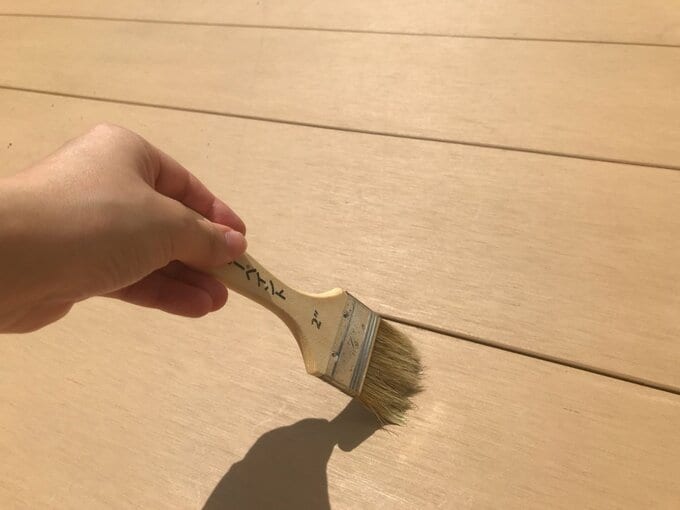 ウッドデッキのコーティング