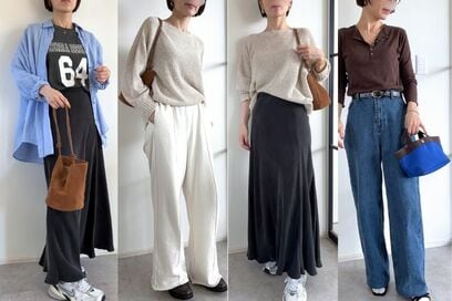 「買わない秋服」を決めるだけでOK！40代、7アイテムで1週間着まわしコーデ