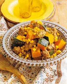 ひき肉は「ぎゅっと握るだけ」。超時短ひき肉とカボチャおかずレシピ