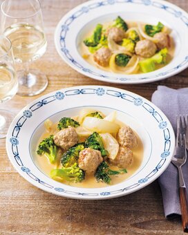 ショウガとみそクリームが相性抜群。糖質オフの和風ミートボール