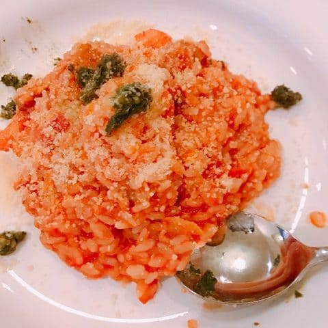 トマトリゾット+バジル