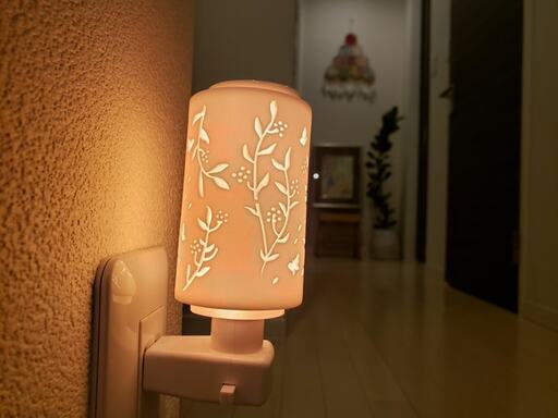 玄関のアロマランプ