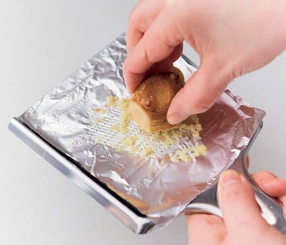 ショウガのこびりつき