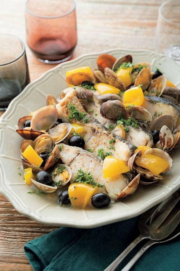 タラのアクアパッツァ風