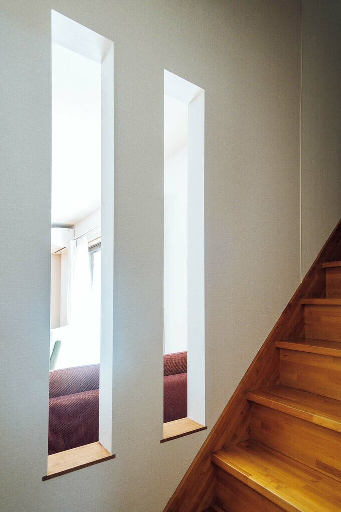 スリット状の開口