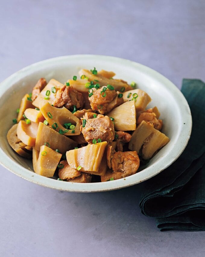 鶏肉とレンコンのさっぱり煮