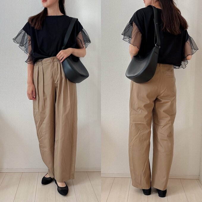 黒チュール合わせ