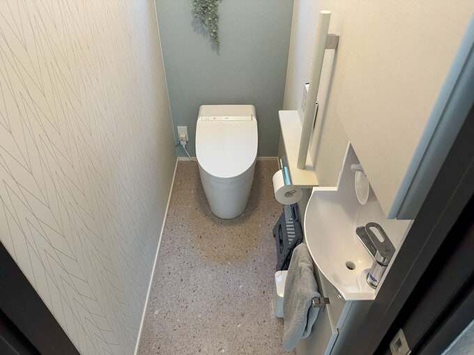 ゴミが目立たないトイレの床