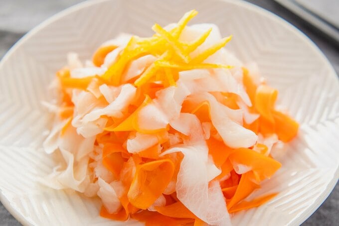 紅白なます完成