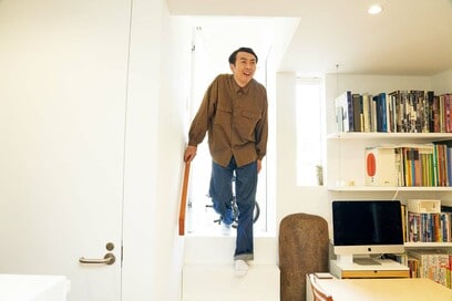 アンガールズ田中のお宅訪問：敷地10坪の建築家自宅は、こんなところまで有効利用！