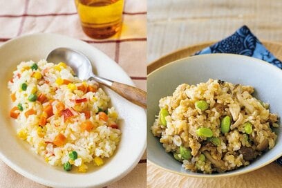 「冷凍コンテナごはん」のメリットとご飯レシピ2つ。カニかまピラフは電子レンジで6分で完成