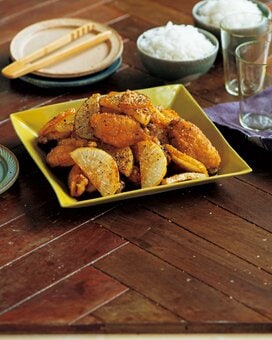 コウケンテツさんの揚げ大根と手羽中の名古屋風。白米に合う！