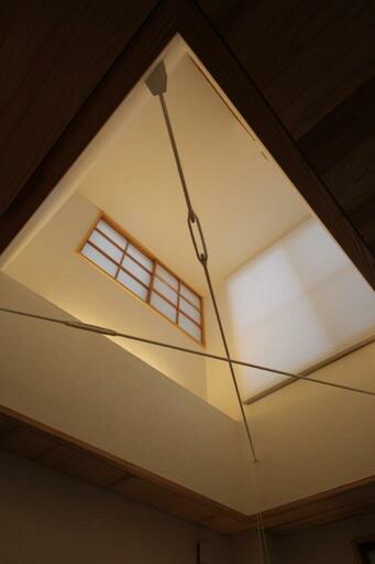 リビング上部の吹抜