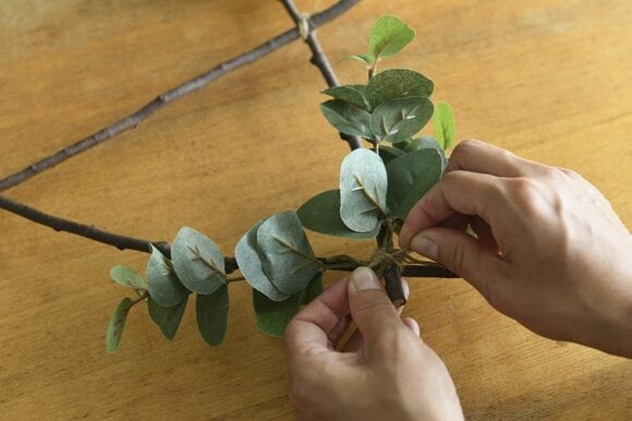 葉の形を整える