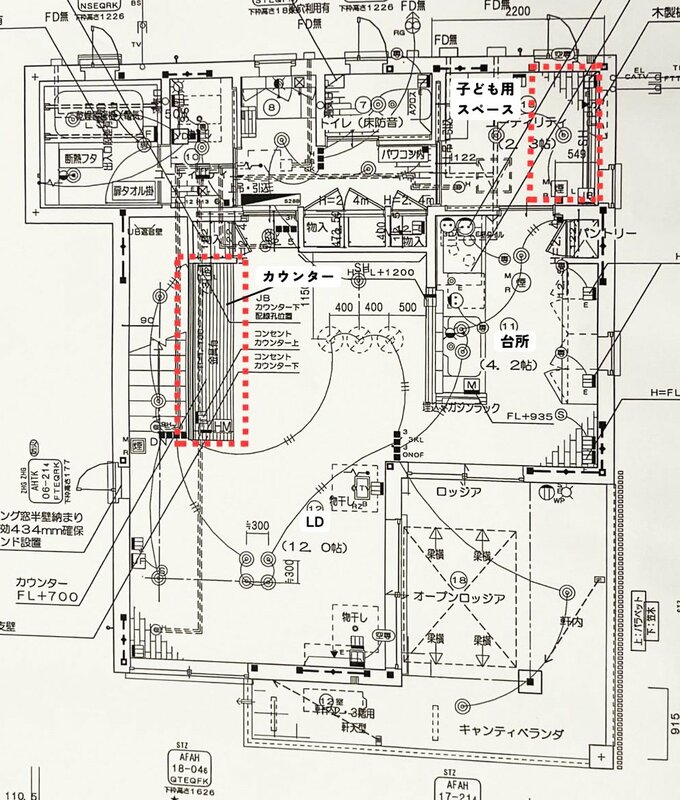 カウンターの移動先