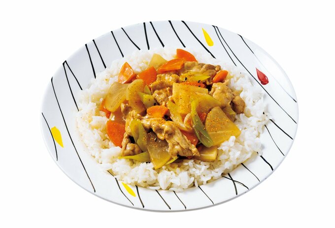 豚モモ肉と大根のあんかけ丼