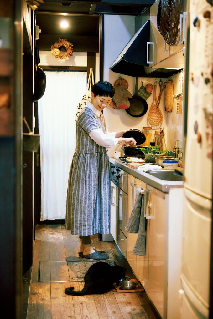 美濃羽まゆみさんの台所