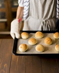 オーブンで10分焼く