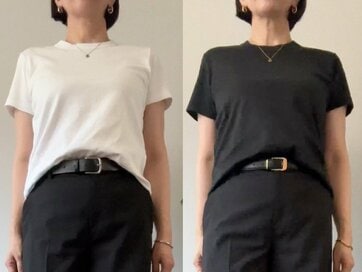 50代、涼しくて「秋っぽい」大人コーデのコツ3つ。Tシャツの色で印象激変、ユニクロでかなう