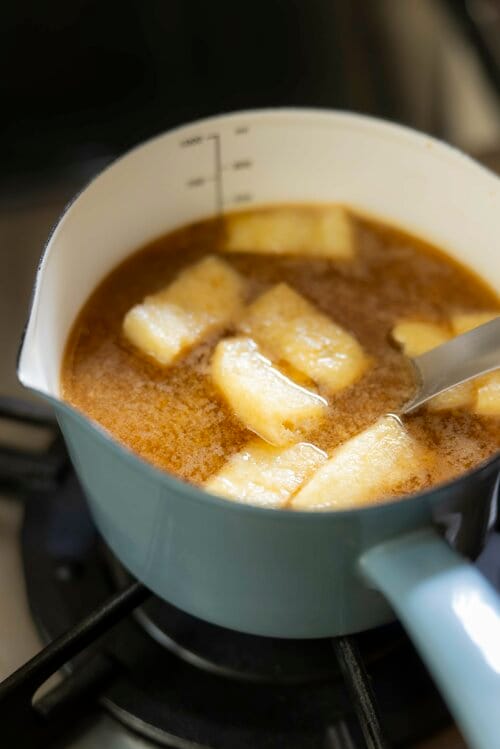 ホウレンソウと油揚げのみそ汁