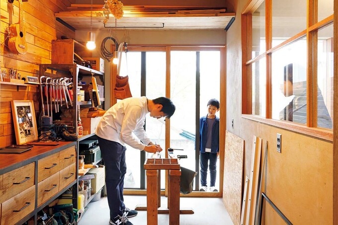 DIYに打ち込めるワークルーム