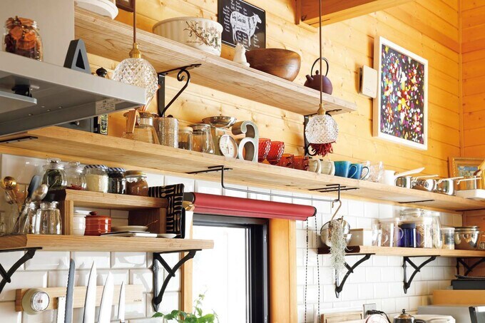 内外の棚や収納をDIY