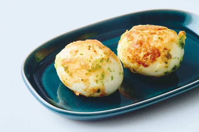 半熟卵の磯辺揚げ