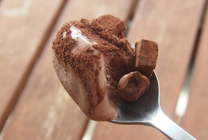 生チョコアイス中身