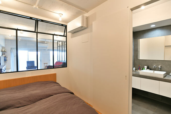 水回りが近い寝室