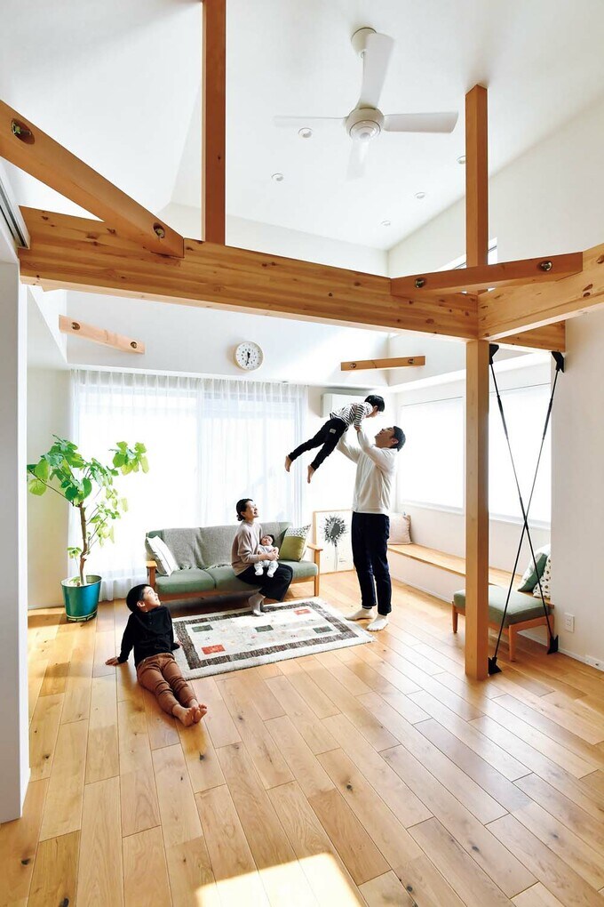 開放感抜群のリビング