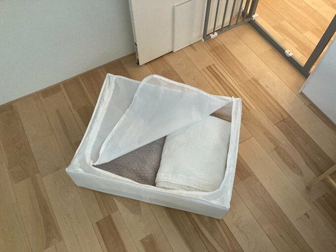寝室に収納がなくても寝具の移動が簡単