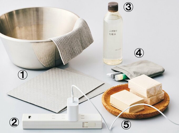 無印良品のアイテムたち