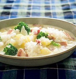 クリームスープご飯