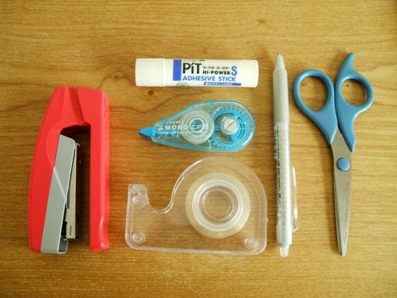 デスク回りの文房具