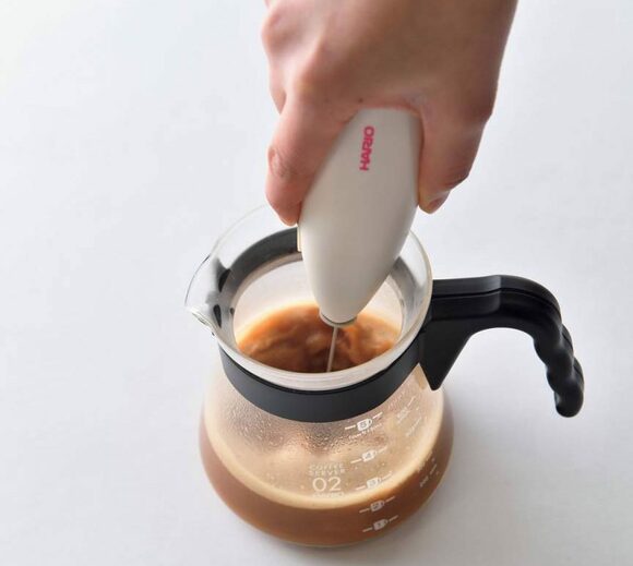 バターコーヒーをミルクフローサーで