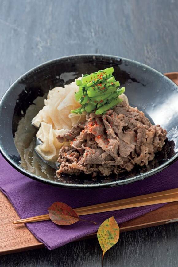 牛肉と大根の塩煮