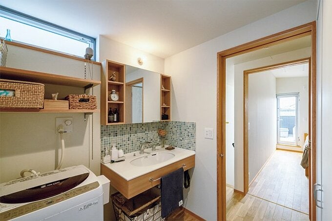 シンプルな洗濯動線