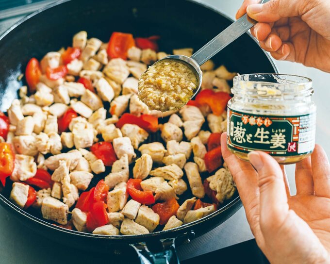 鶏胸肉のガパオご飯